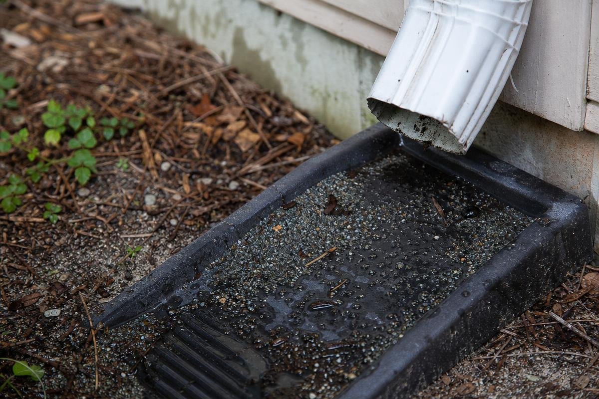 Granule loss on asphalt shingles after an Upstate SC hailstorm